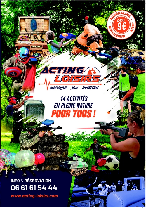 1 plaquette acting loisirs