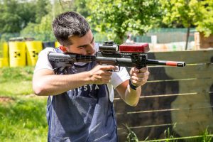 animation tout public pour séminaire en Normandie LASERGAME ADULTES