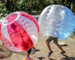 bubble football game